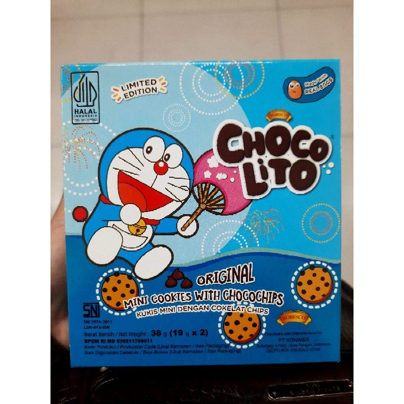 

Chocolito Limited Edition Doraemon Box Original/Rich Choco 38Gr