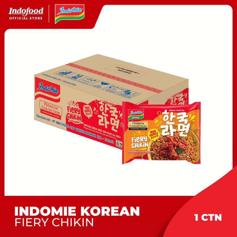 

Indomie Korean Fiery Chickin - 1 Dus isi 20 pcs