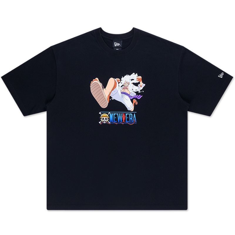 T-Shirt New Era Cap One Piece Luffy Gear 5 Oversized Original