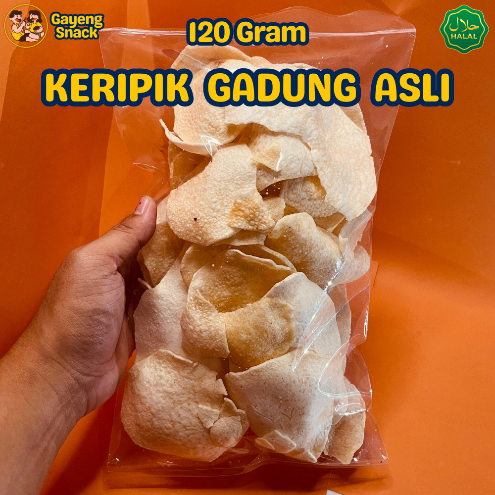 

Keripik Gadung Asli Kerupuk Gadung Original Gurih Super Renyah