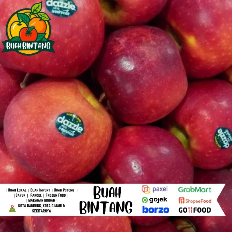 

Apel Dazzle 1 Kg / 500 Gr - Buah Bintang