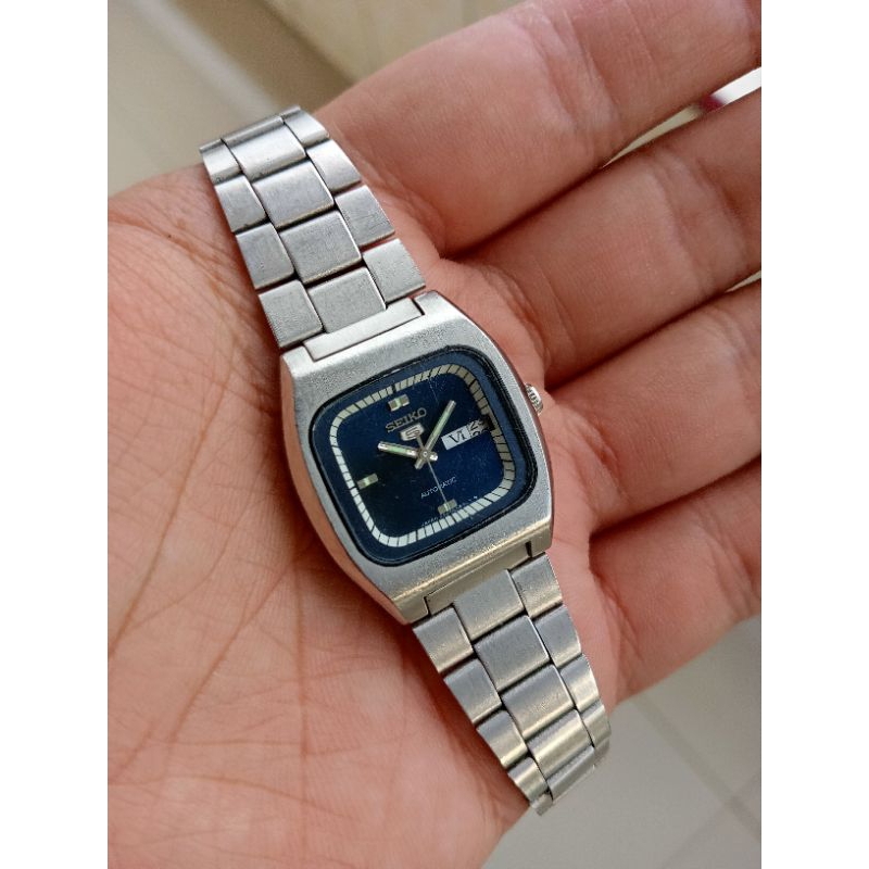 jam seiko automatic blue dial original