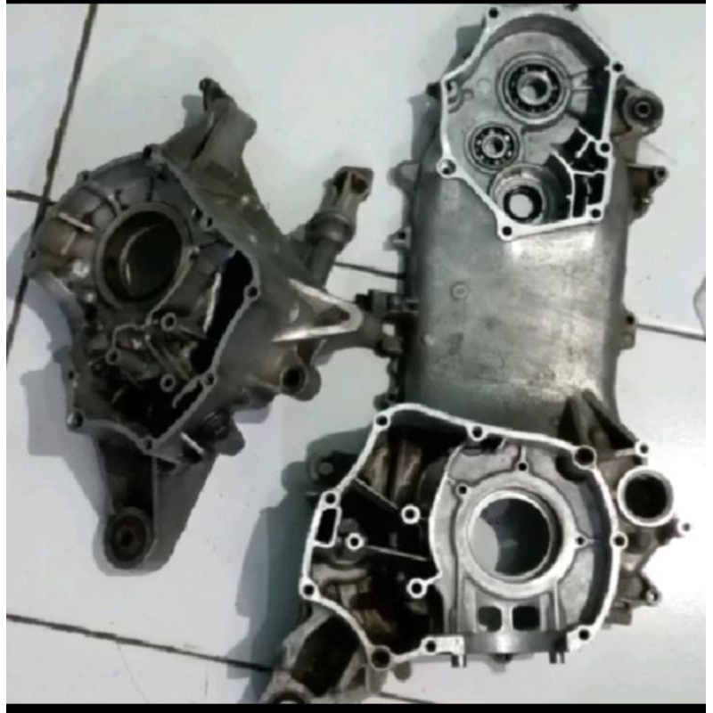 Blok Crankcase Krengkes Kalter Kanan Kiri Mio M3/ Mio Z/ Fino 125 Fi 2Ph Original Krengkes Mesin Mio