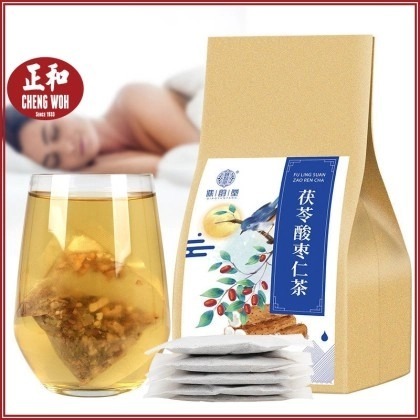 

Cheng Woh Sleep Tea Soothing Poria & Sour Jujube Seed Teh untuk Insomnia dan Rileks Rilex Badan 茯苓酸枣仁茶 120gr