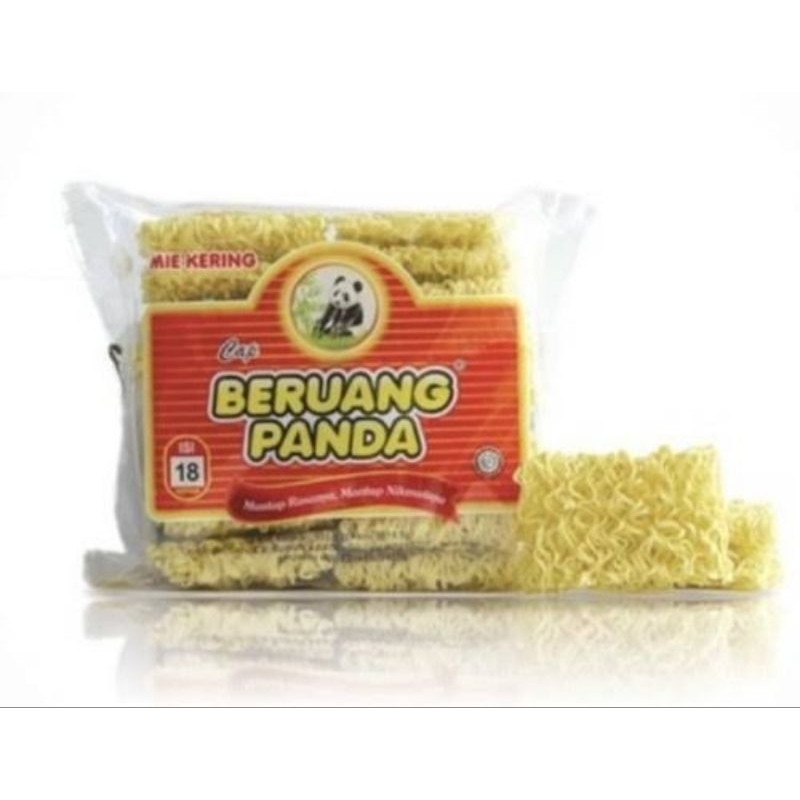 

Mie Kering Beruang Panda, Mie Toping Bakso Seblak