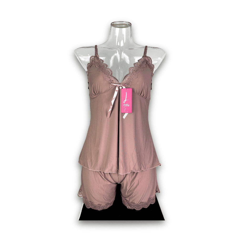 Lydyly - Sexy Lingerie Night | Setelan Baju Tidur Dinas Malam | Premium Bahan Satin Sexy