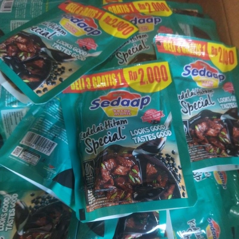 

Kecap Sedaap Kedelai Hitam 84 gr beli 3 gratis 1 2000an