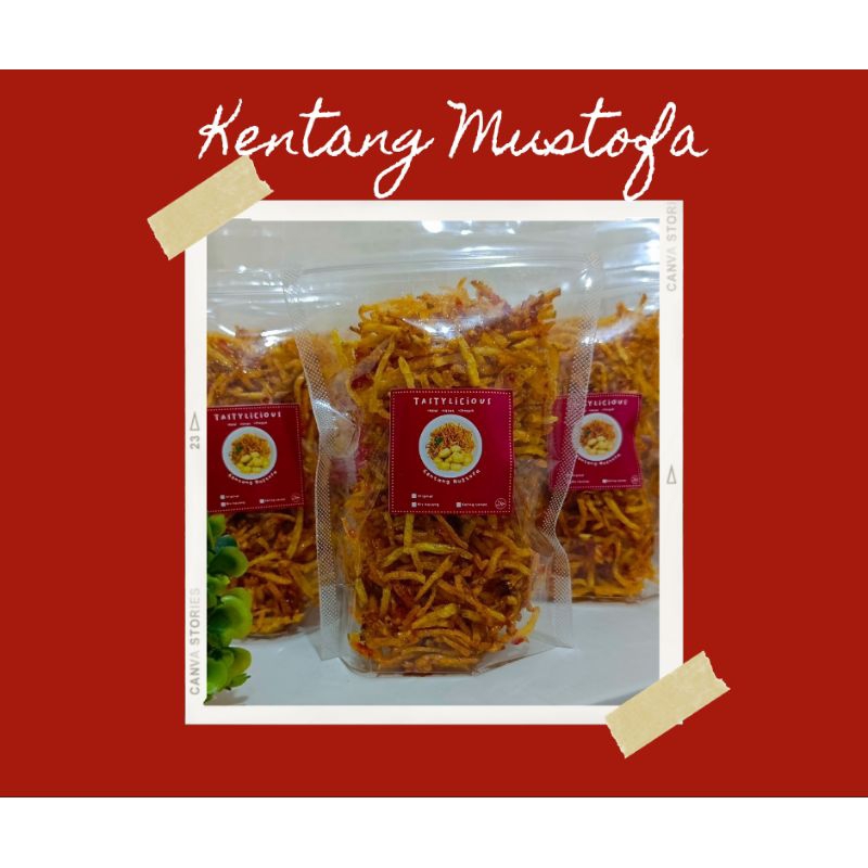 

Kering Kentang Mustofa Tastylicious 120 gr gram Mustopa Zip Lock Standing Pouch Original Pedas Manis Renyah Gurih Tahan Lama Mix Kacang