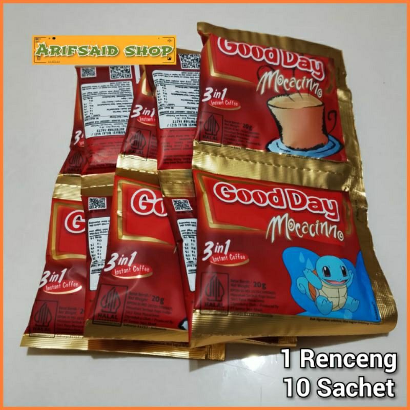 

GoodDay Mocacinno 3in1 1 Renceng 10 Sachet