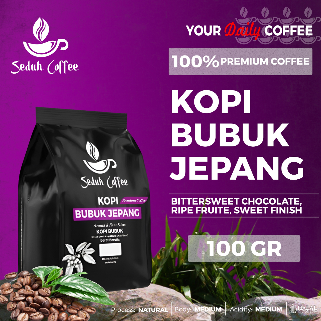 

SEDUH- Bubuk Kopi import Jepang Premium Super 100gr