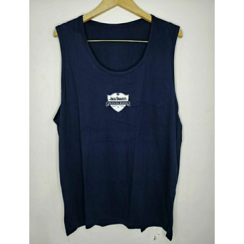 KAOS SINGLET JUMBO PRIA DAN WANITA 2XL 3XL 4XL 5XL KATUN