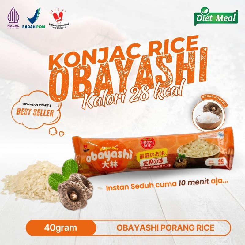 

Beras Porang OBAYASHI instan seduh 40gram