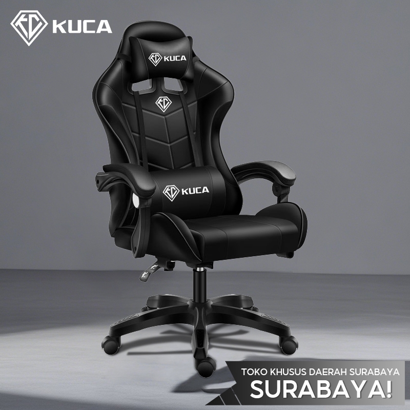 [Pengiriman dari Surabaya] KUCA Kursi Gaming/ Gaming Chair / Kursi Gamers / Kursi Gamer / Kursui Put