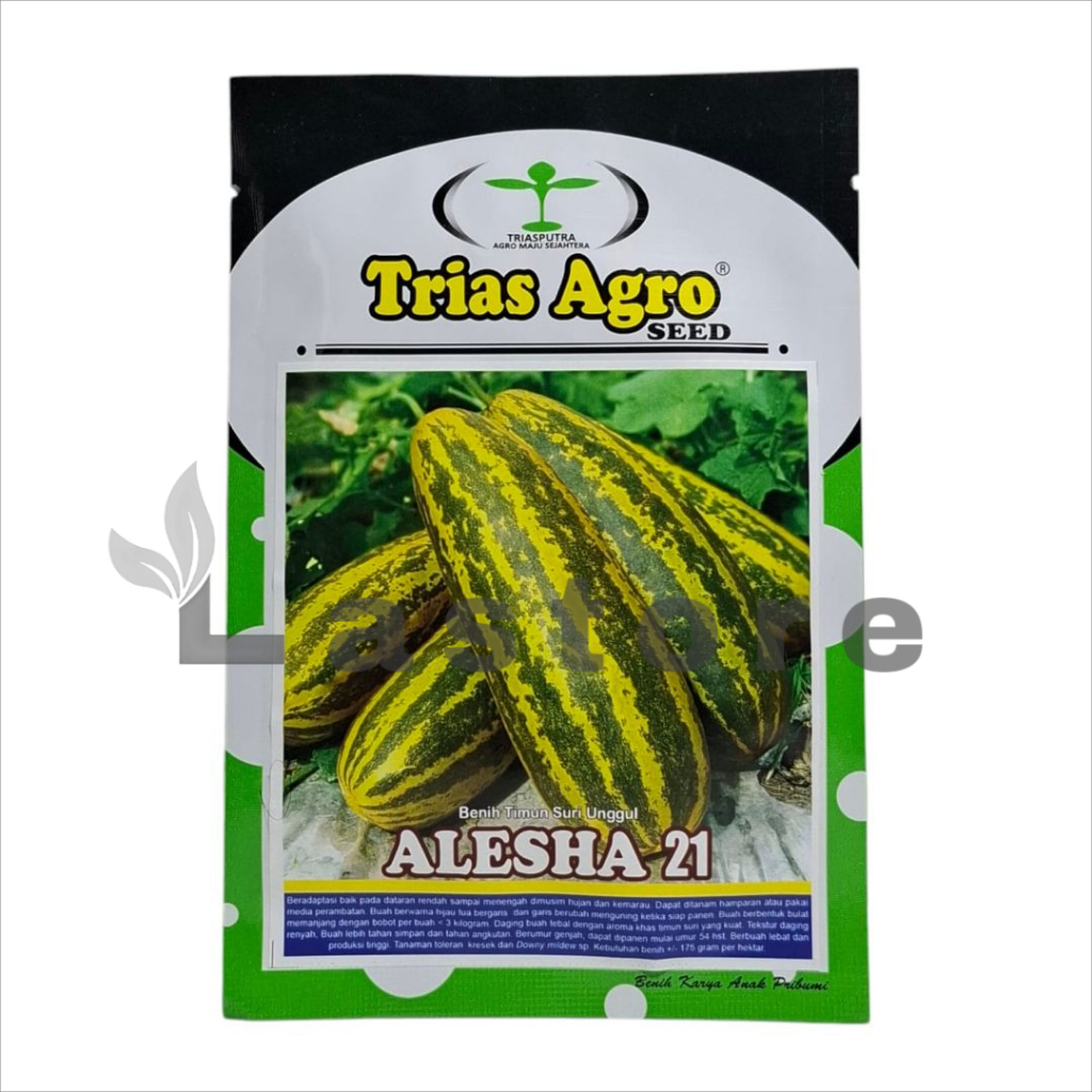 Benih Timun Suri Loreng ALESHA 21 Isi 10 gram Trias Agro Seed