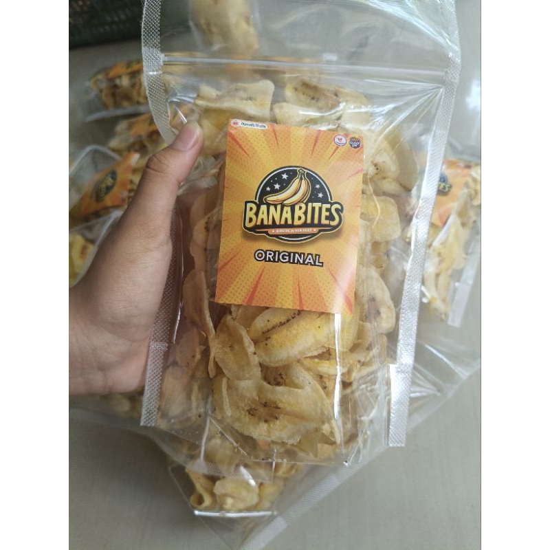 

keripik pisang asin gurih bikin nagih