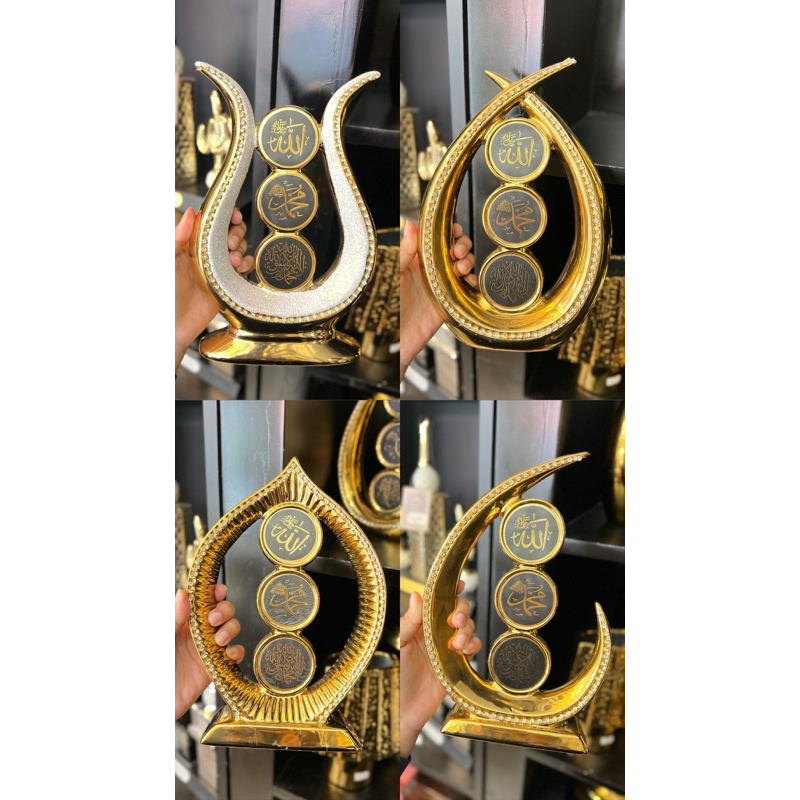 HIASAN LAFADZ SWAROVSKY NEW (WAJIB PETI KAYU )