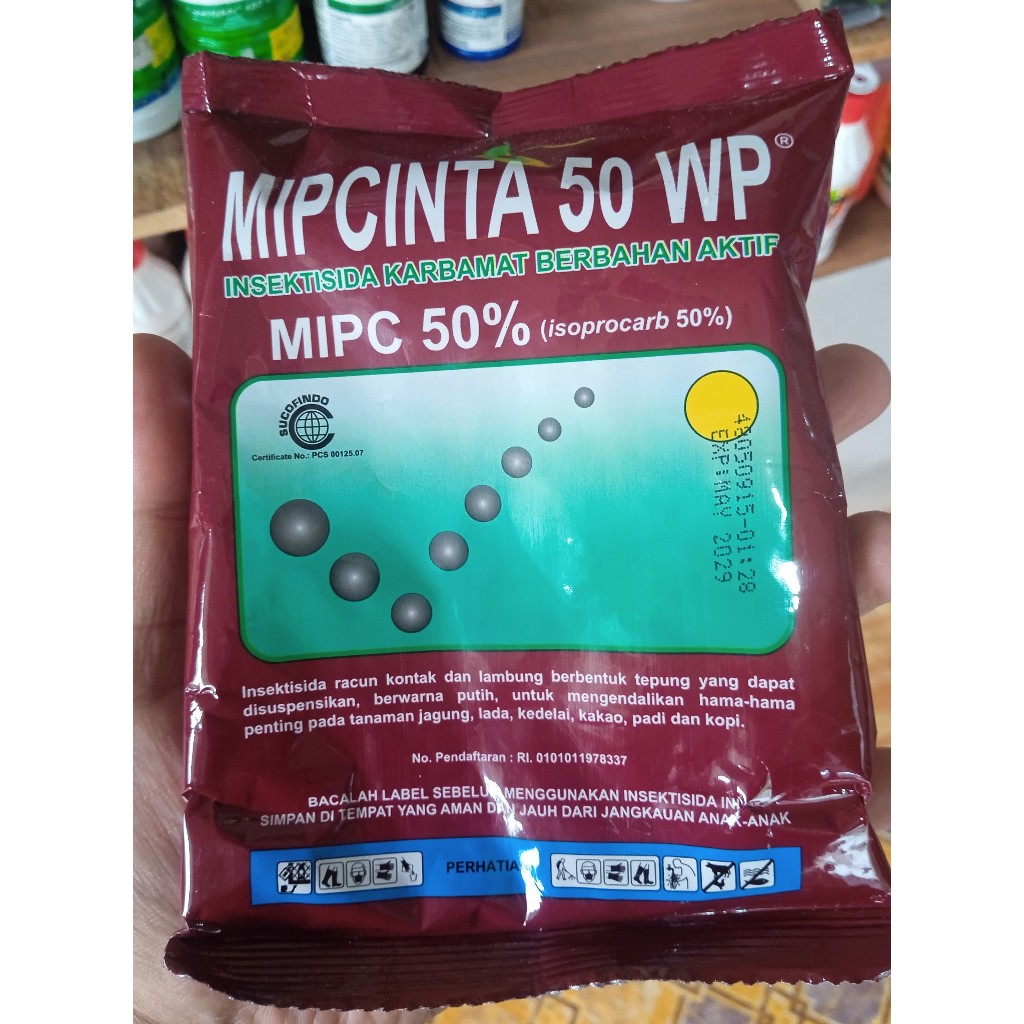 MIPCINTA 50 WP Insektisida Berbahan Aktif Karbamat