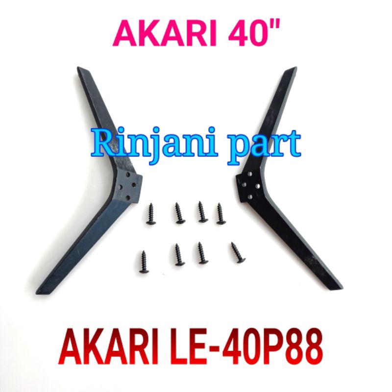 STAND KAKI DUDUKAN BRAKET TV LED AKARI LE-40P88