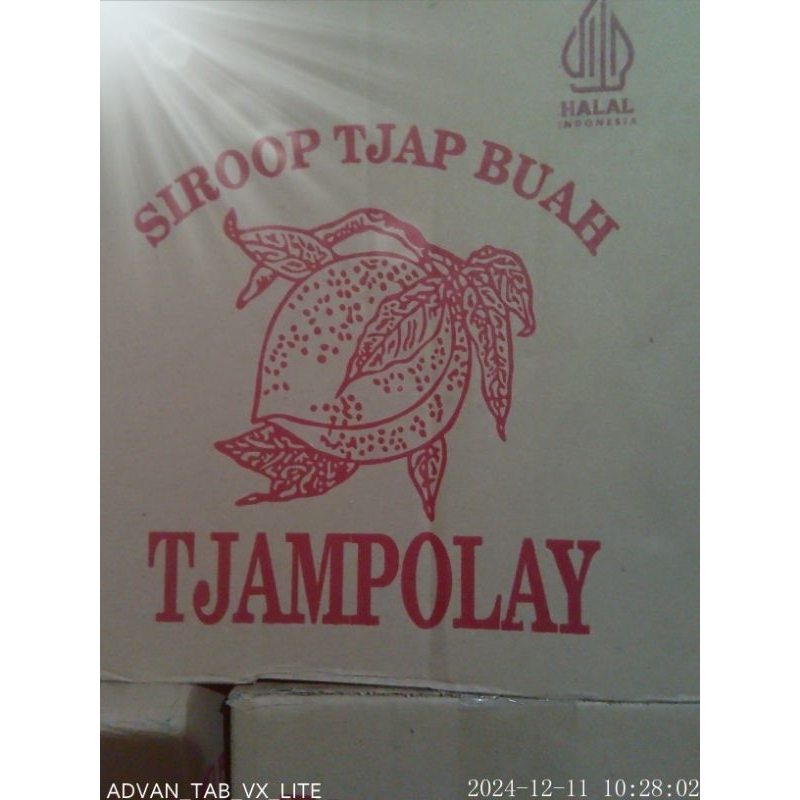 

sirup tjampolay campolay pisang susu botol