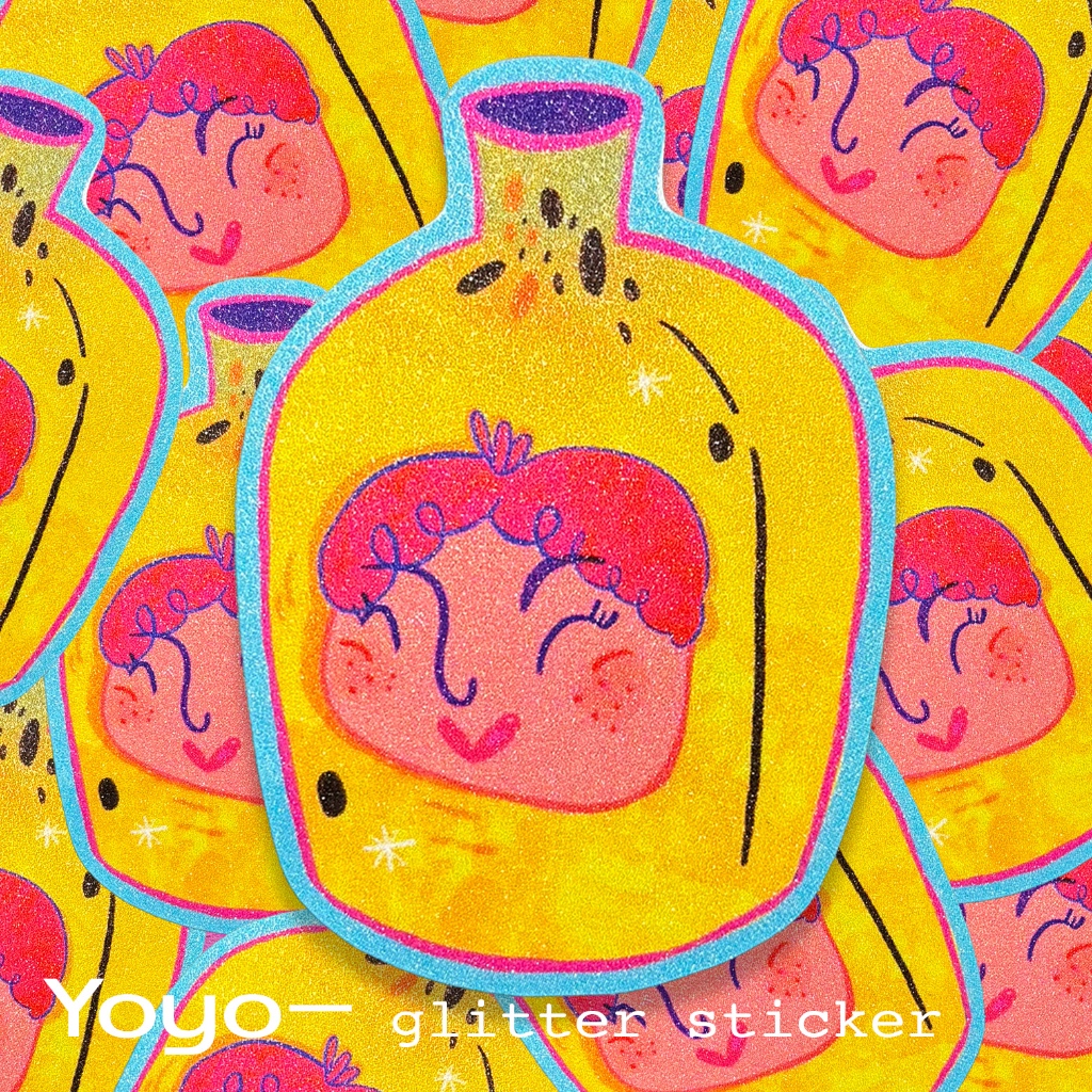 

Her Bijou - Yoyo - Glitter Sticker