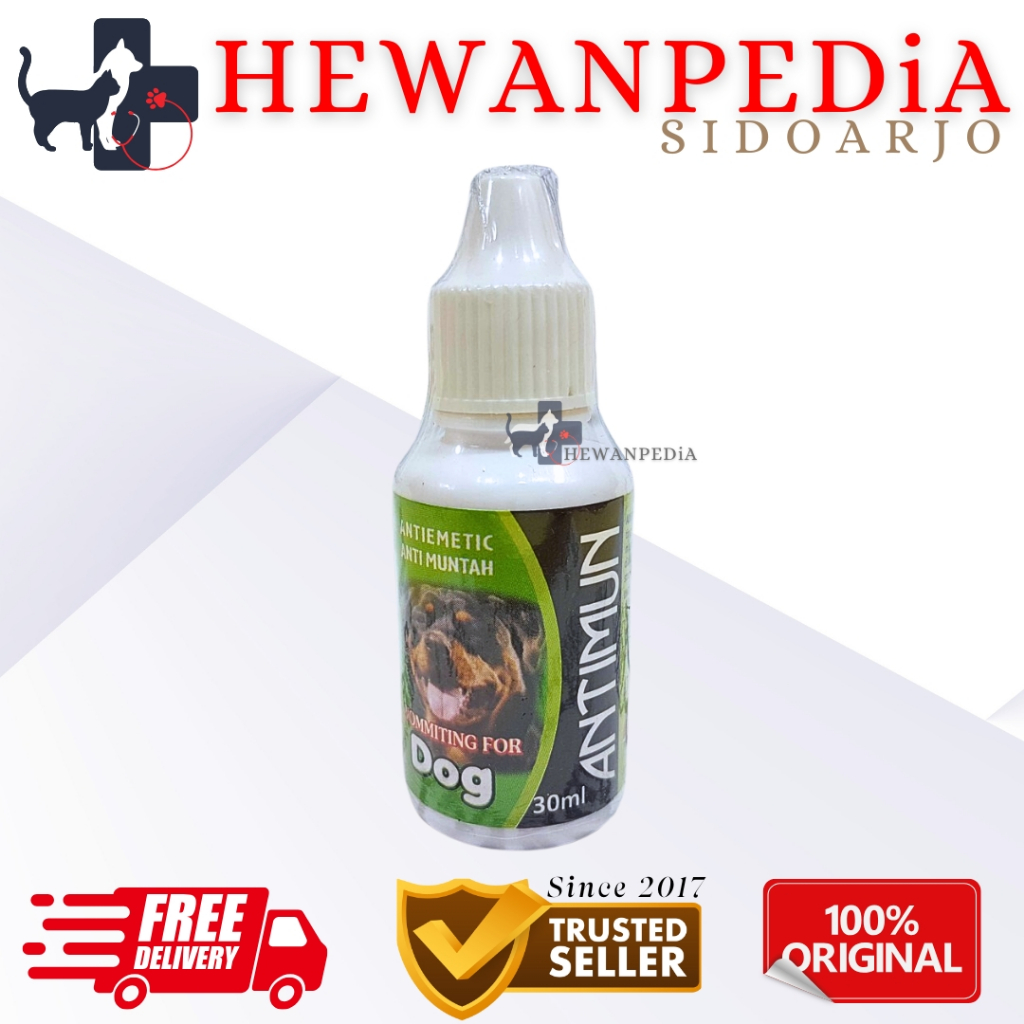 ANTIMUN DOG 30 ml hewanpedia - Obat Anti Muntah Anjing Antiemetic Antimabuk Stres Hewanpedia Obat An