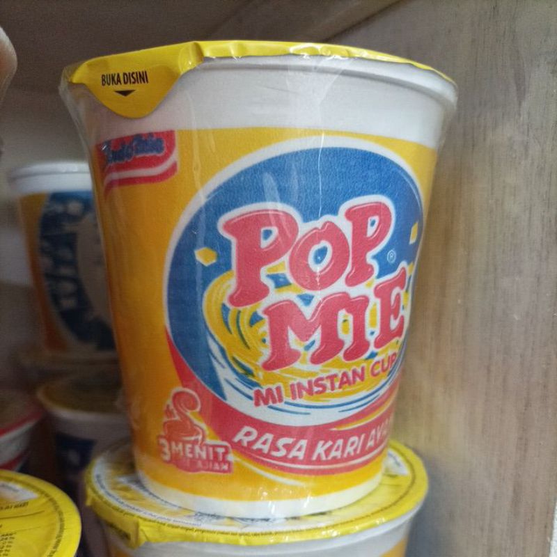

Mie Instan Cup - Pop Mie (Mie Goreng rasa Kari Ayam)