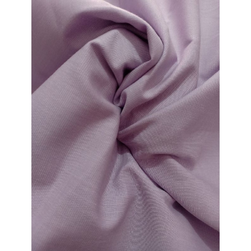 KAIN KATUN HALUS POLOS WARNA UNGU PASTEL (200 & 240 cm)