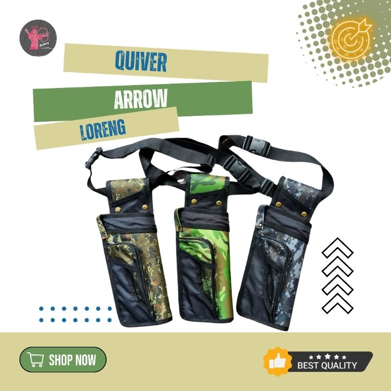 Quiver Arrow Copy Easton Loreng - Tas Anak Panah