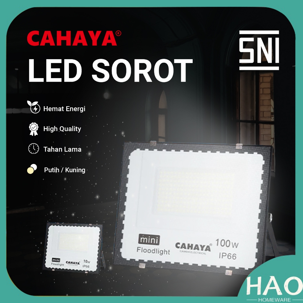 Lampu Sorot Tipis Kap Halogen LED Tembak 200 Watt Warna Putih dan Kuning / LED Sorot Merek Cahaya