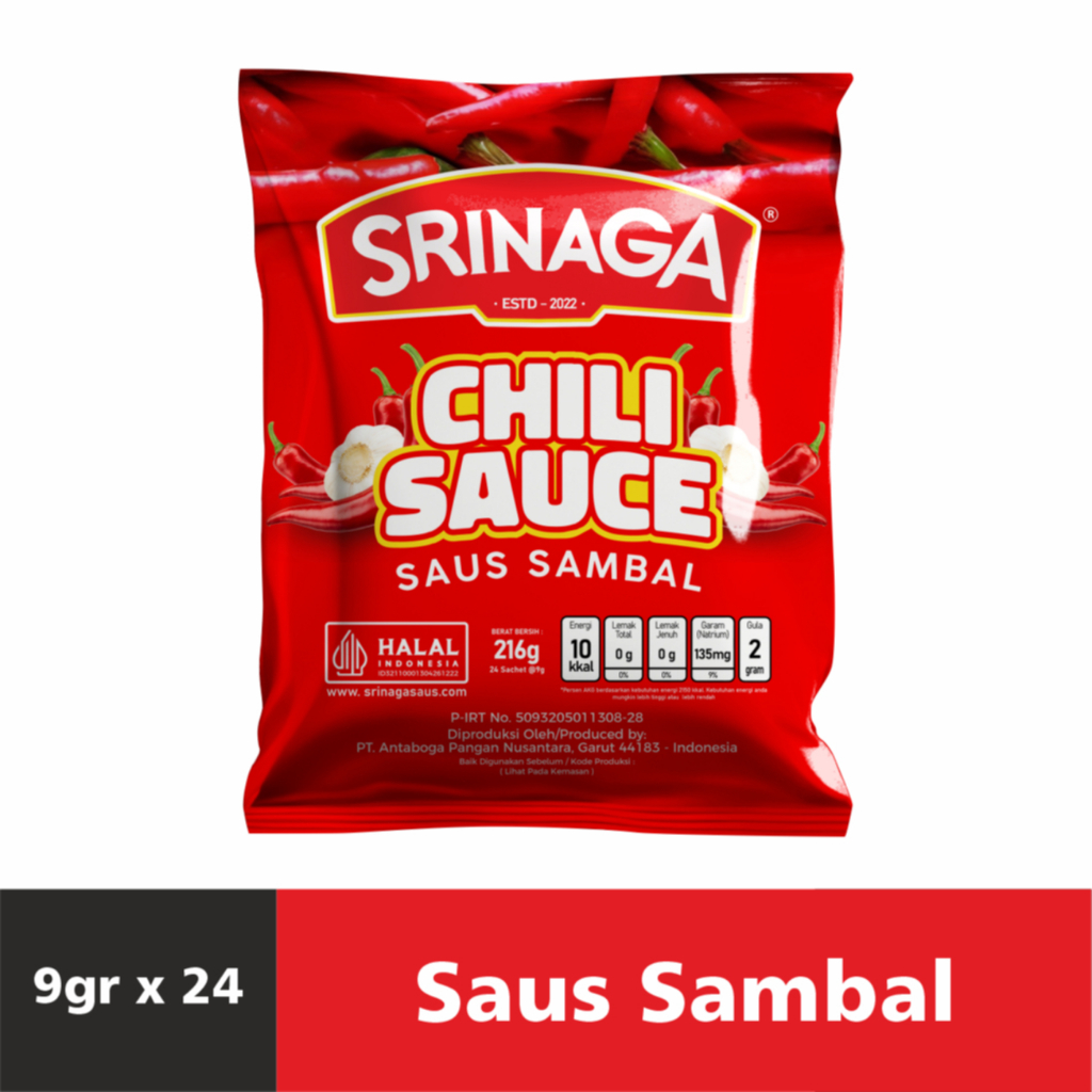 

Srinaga Chili Sauce Stick 9 gr x 24