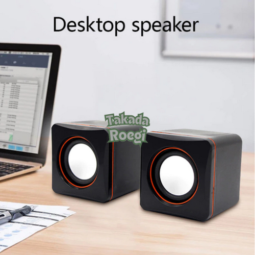 Speaker Spiker MP3 Audio Musik Laptop PC Komputer Dual Bass Suara Nyaring Keras High Quality