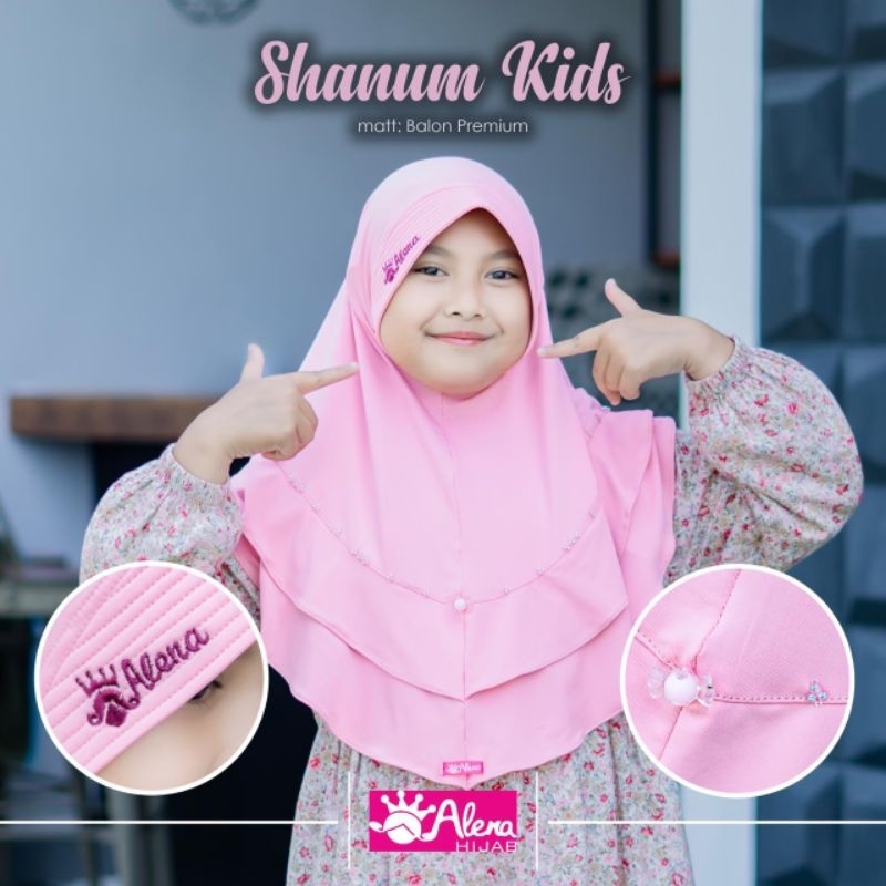 Hijab alena anak TK SD Shanum kids