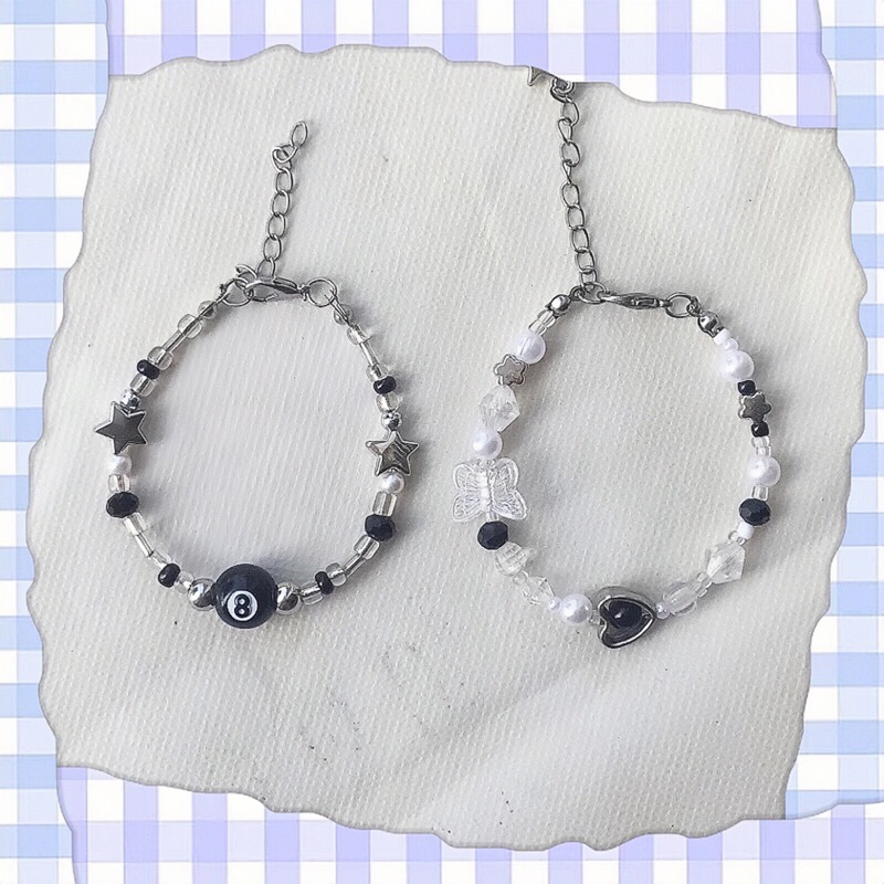 mood baymee "Gelang 8 Ball Pool Beads bracelet"