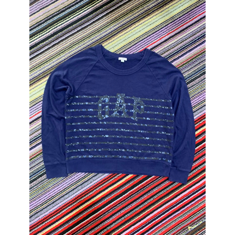 Crewneck GAP Flower Stripe