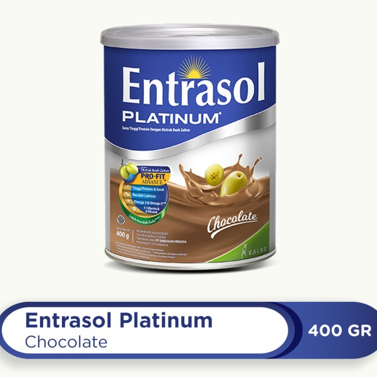 

ENTRASOL PLATINUM CHOCOLATE 400 Gram
