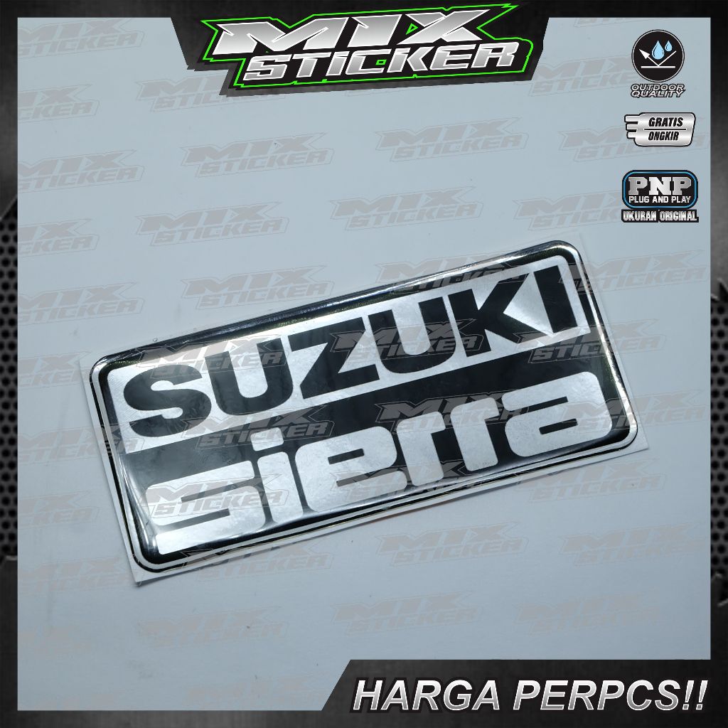 emblem jimny sierra / emblem timbul jimny sierra 3D///