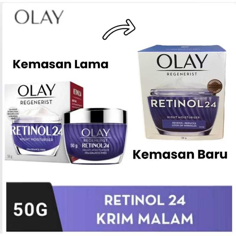 OLAY REGENERIST RETINOL24 NIGHT MOISTURISER 50G