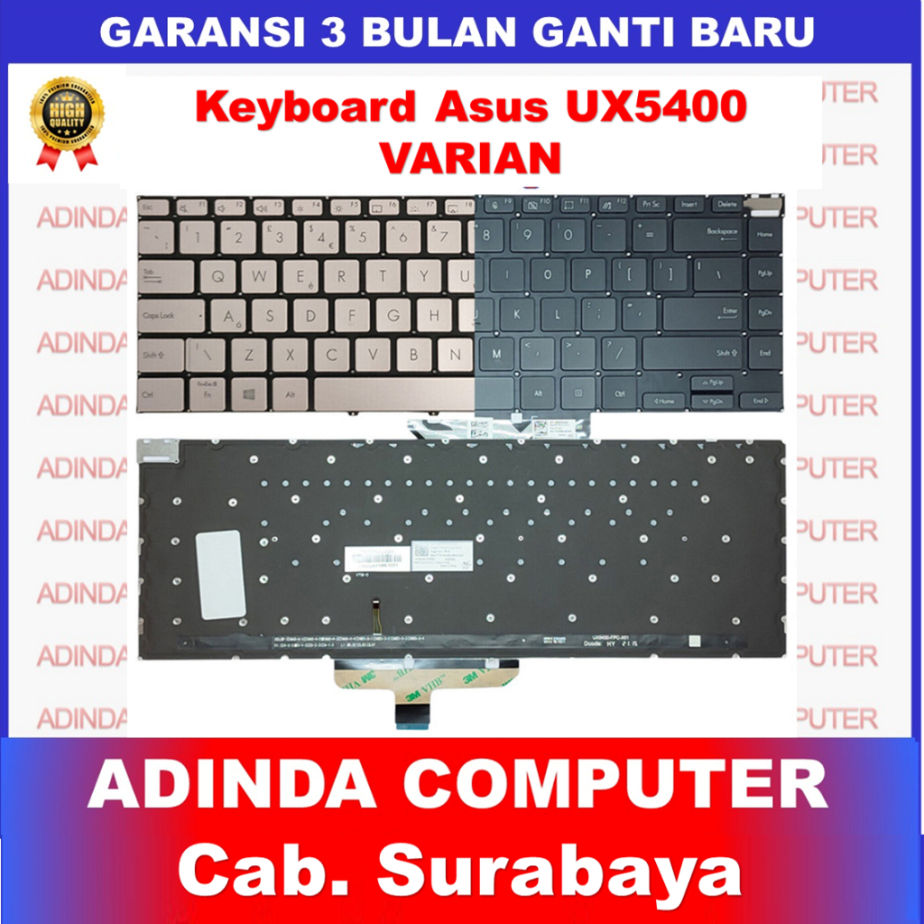 Keyboard Asus Zenbook 14x Flip OLED UX5400 UX5400E UX5400EA UX5400EAG UX5400EG UX5400ZB UX5400ZF