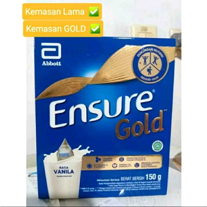 

KHUSUS HARI INI!!! ENSURE GOLD 150 gr Rasa Vanila / Susu Nutrisi Dewasa