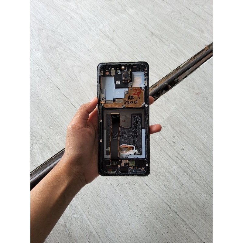 LCD SAMSUNG GALAXY S20 ULTRA ORIGINAL COPOTAN SAMSUNG PLUS FRAME