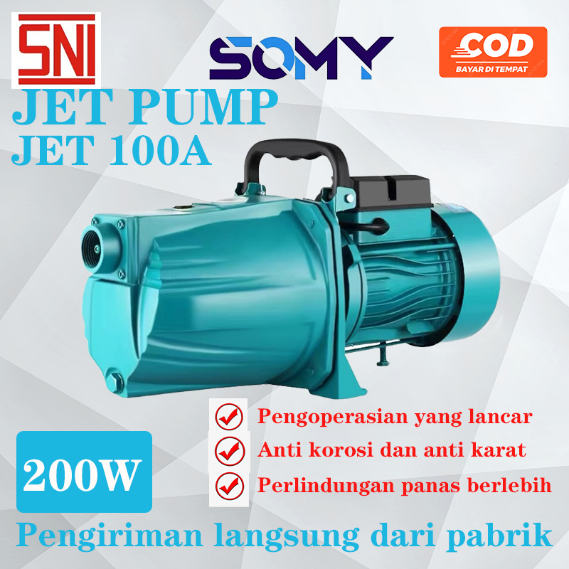 pompa air jetpump JET Pump /SOMY JET100A  set komplit (jet pump 40 meter) PROMO