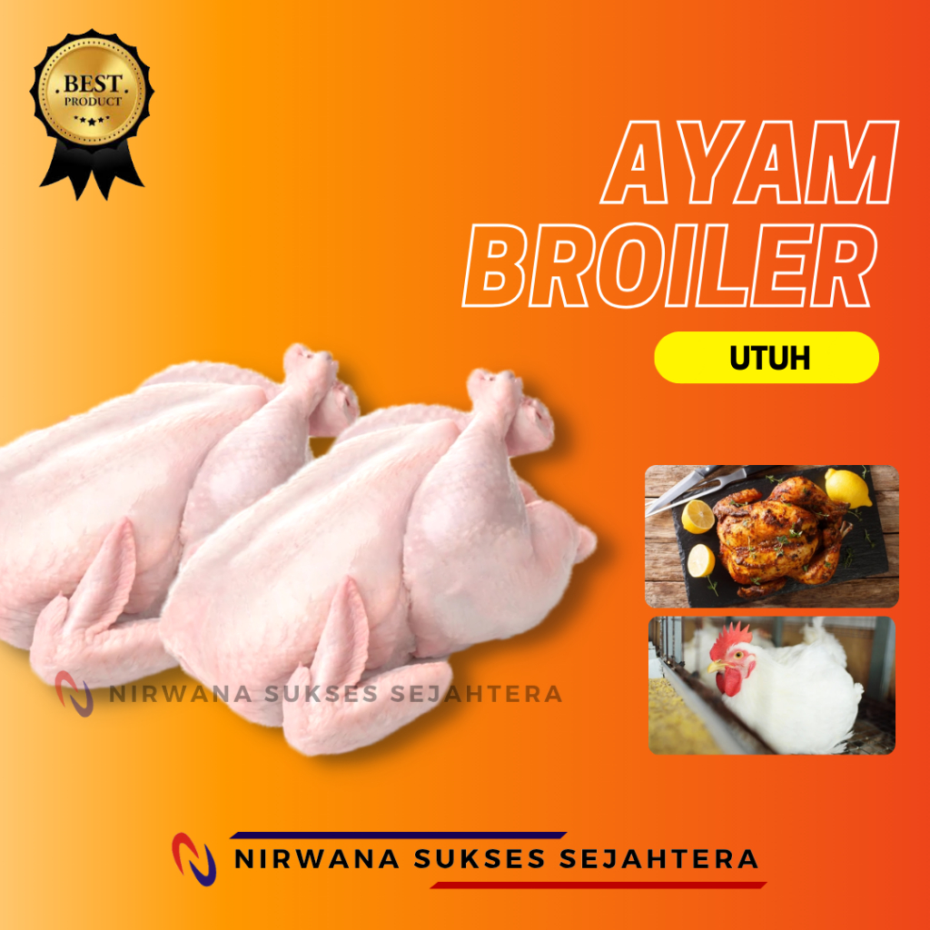 

AYAM NEGERI PEDAGING UTUH / WHOLE BROILER CHICKEN