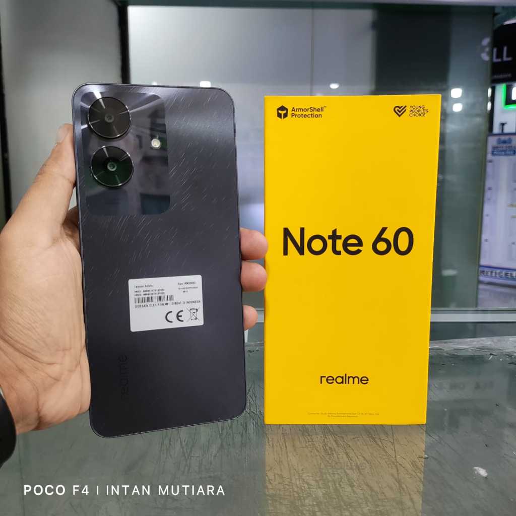 Realme Note 60 Ram 4/64GB | Ram 6/128GB | Ram 8/256GB Bekas Original Flasher Store