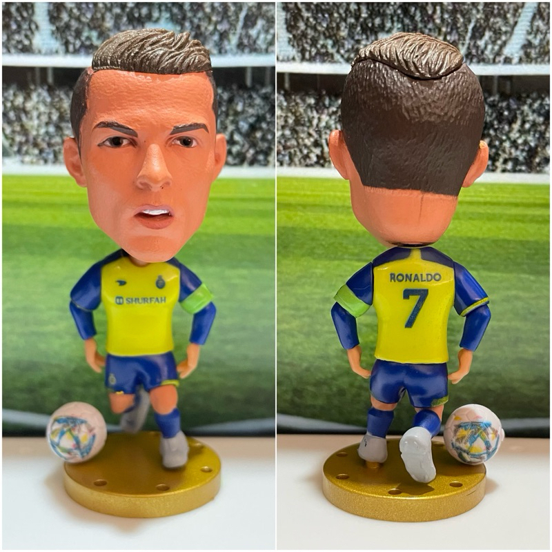 RB Figure pemain Al nassr Ronaldo / Al nassr Chistiano Ronaldo / Miniatur pemain bola Al Nassr /