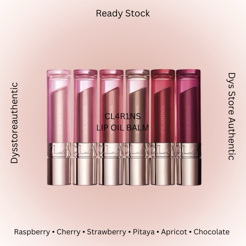 READY STOCK CL*RINS LIP OIL BALM FULL SIZE