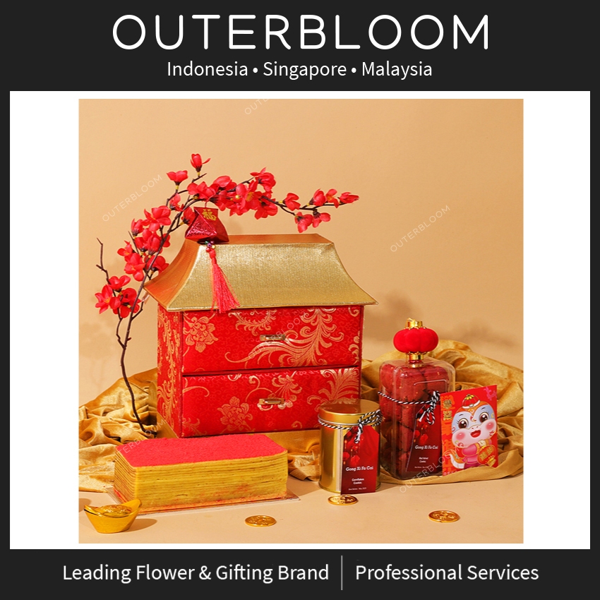 

Parcel Imlek - Outerbloom Imlek Deluxe Pagoda Hampers