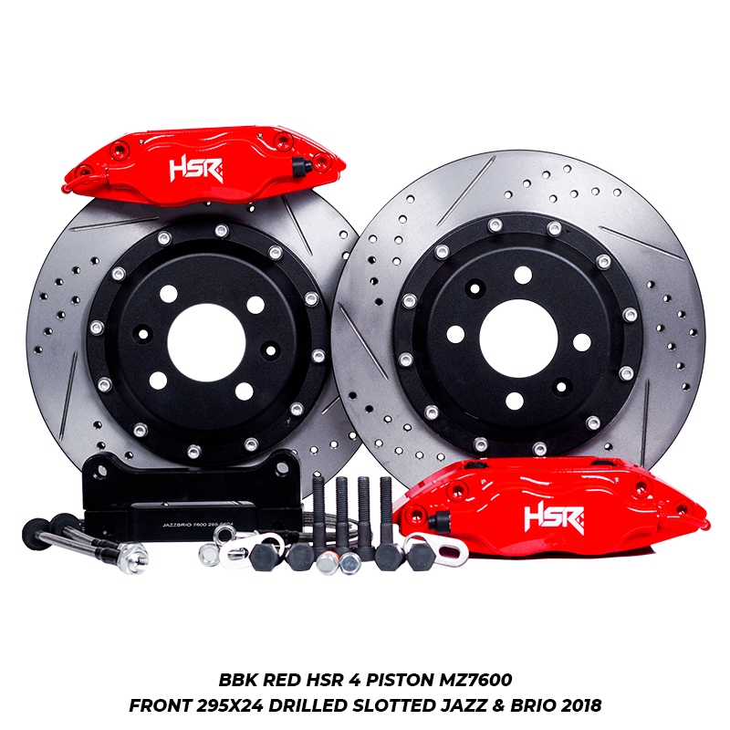 Big Brake Kit HSR RED Untuk Jazz & Brio  4 piston