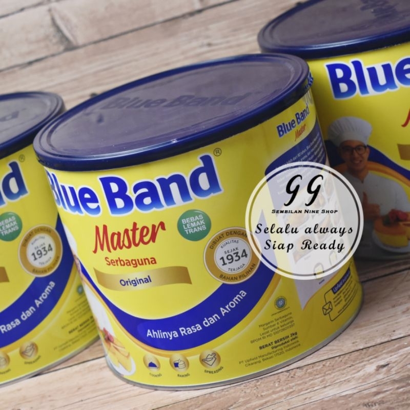 

BLUE BAND MASTER Original Margarine 2 KG Kaleng Mentega Blueband