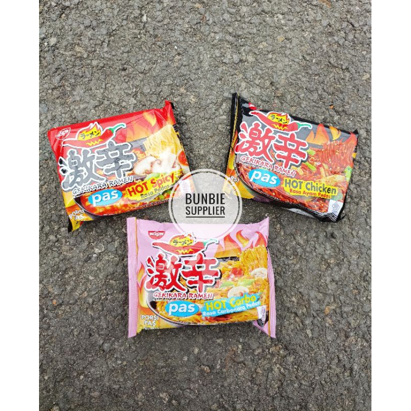 

Nissin Gekikara Ramen Porsi Pas (SATUAN) / Mie Ramen