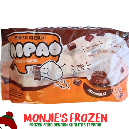 

MIPAO Rasa Coklat Isi 30 510gr - Minipao Bakpau Cokelat